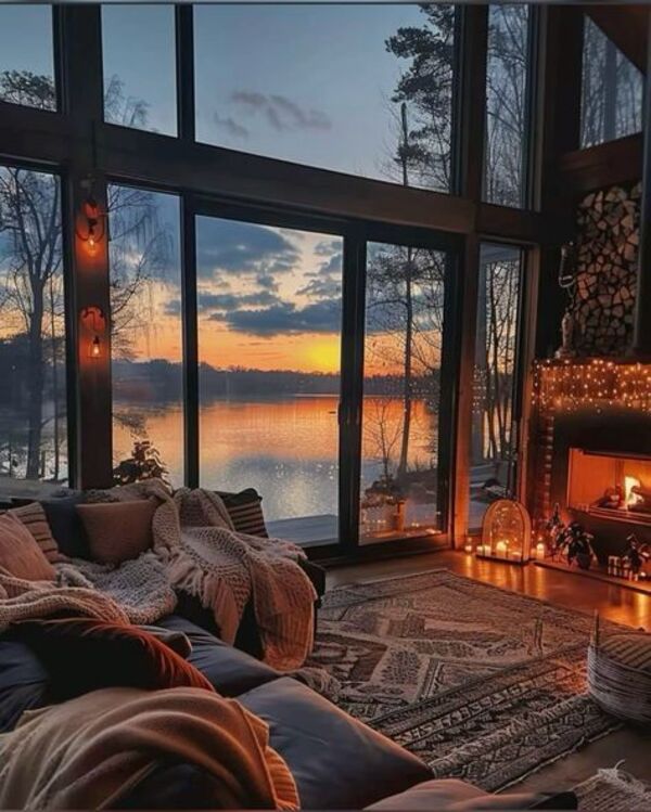 A calm desk with a notebook in soft evening light